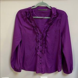Zara Ruffle Blouse size M L